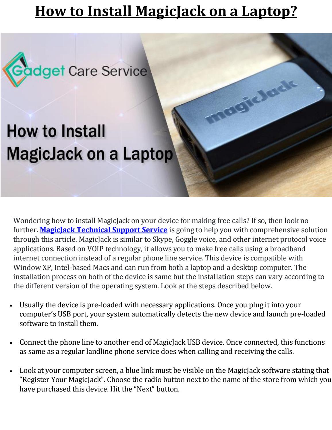 Magicjack i elect to accept free outgoing service